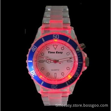 Fashion Plastic Luminous Sports Watches with 3ATM Waterproof